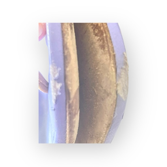 Sergio Rossi ❤︎︎ Heart Shaped Thong Leather Sandals ❤︎︎ Cornflower Blue ❤︎︎ 36 - Picture 12 of 16